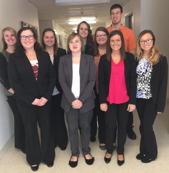 Health Information Management Students Posing for a Picture